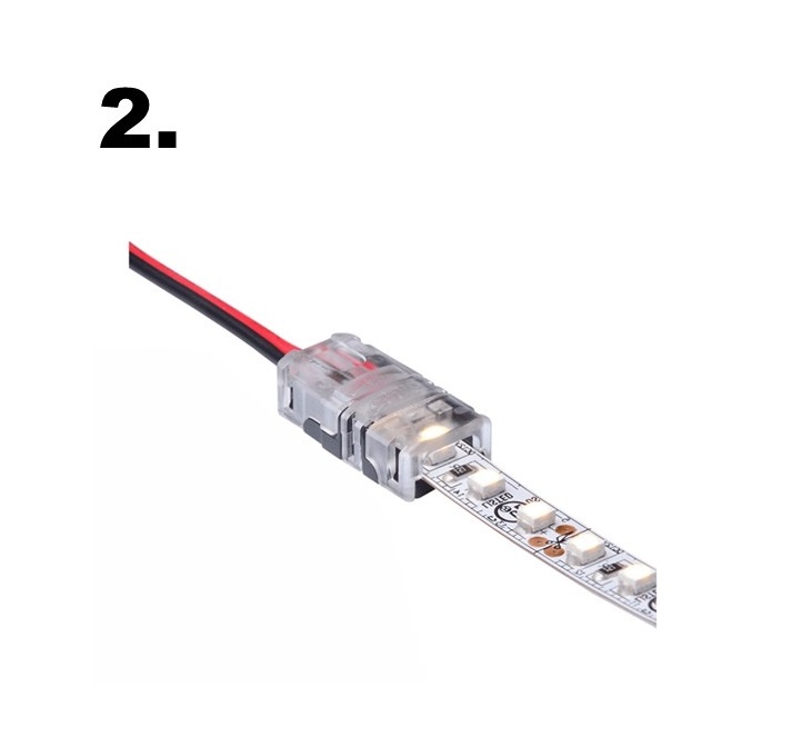 Led Strip Connector t.b.v. 8MM Led Strips (Zonder solderen), foto 3 van 3