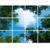 Fotoprint afbeelding Wolken en Bos 180x240cm voor 12x 60x60cm led paneel