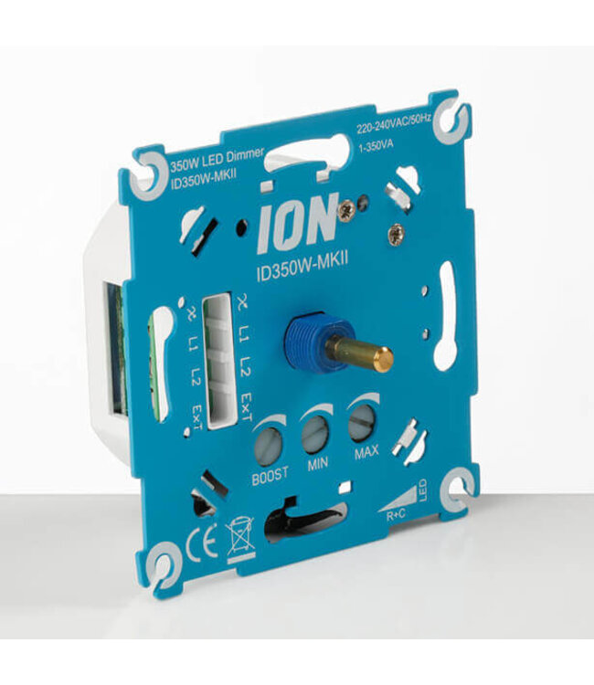 ION INDUSTRIES - Inbouw LED Dimmer | 0.3-350 Watt | Met Boostfunctie | Geschikt voor hogere belasting