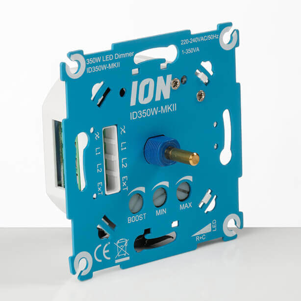 ION INDUSTRIES - Inbouw LED Dimmer | 0.3-350 Watt | Met Boostfunctie | Geschikt voor hogere belasting, foto 3 van 4