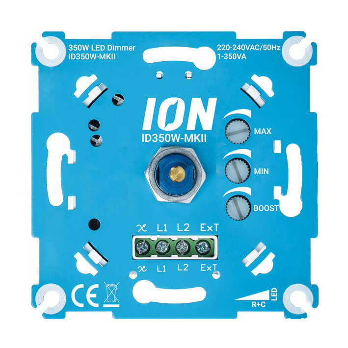 ION INDUSTRIES - Inbouw LED Dimmer | 0.3-350 Watt | Met Boostfunctie | Geschikt voor hogere belasting, foto 4 van 4