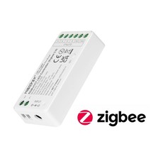Miboxer Zigbee 3.0 RGB+CCT LED Strip Controller 12-24VDC, 12A, Werkt via Zigbee 3.0 / App / Wifi
