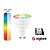 Zigbee3.0 Miboxer  GU10 LED Spot 4w, RGB+CCT, 280 Lumen, Werkt via Zigbee 3.0 / App / Wifi, 2 Jaar Garantie