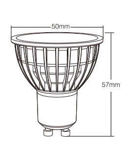 UITVERKOOP: Zigbee3.0 Miboxer GU10 LED Spot 4w, RGB+CCT, 280 Lumen, Werkt via Zigbee 3.0 / App / Wifi, 2 Jaar Garantie, foto 6 van 6