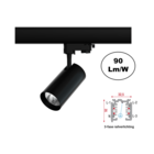 3 Fase Rail Spot Era 10w, 900 Lumen, Zwartkleurige behuizing, 3 Jaar Garantie