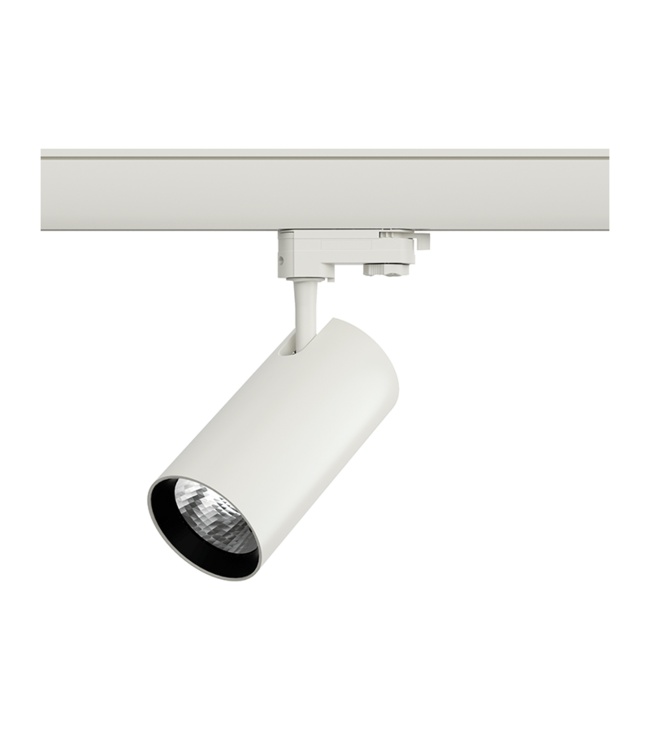 3 Fase Rail Spot Era 10w, 900 Lumen, Witkleurige behuizing, 3 Jaar Garantie