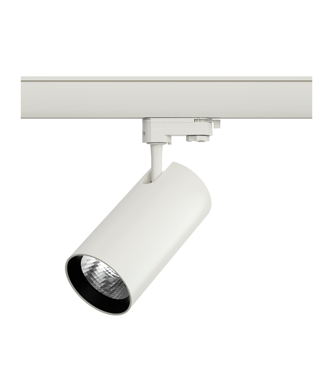 3 Fase Rail Spot Era 30w, 2700 Lumen, Witkleurige behuizing, 3 Jaar Garantie
