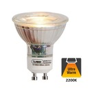 GU10 LED Spot 1 Watt, 80 Lumen, 2200K Flame, Glas, 2 Jaar Garantie