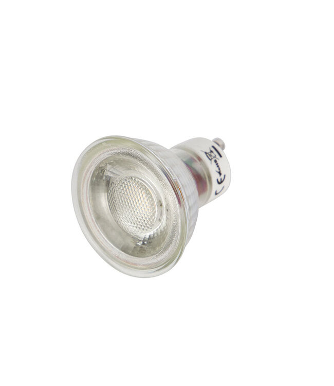 GU10 LED Spot 1 Watt, 80 Lumen, 2200K Flame, Glas, 2 Jaar Garantie