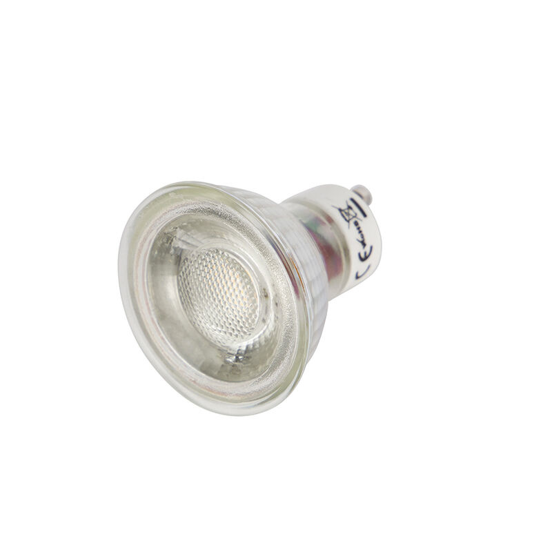 GU10 LED Spot 1 Watt, 80 Lumen, 2200K Flame, Glas, 2 Jaar Garantie, foto 4 van 6