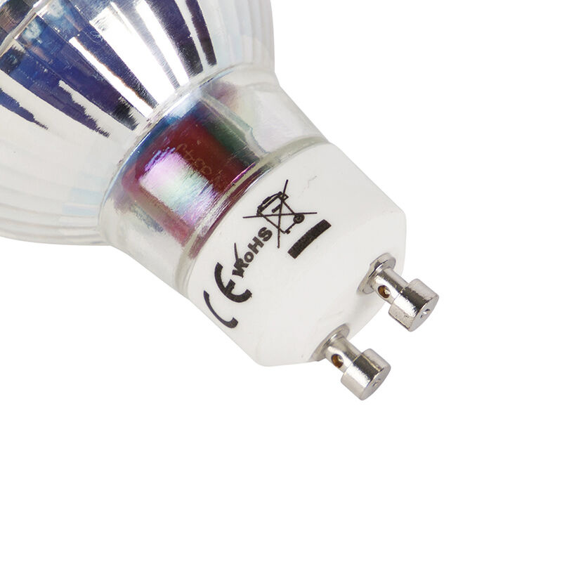 GU10 LED Spot 1 Watt, 80 Lumen, 2200K Flame, Glas, 2 Jaar Garantie, foto 5 van 6