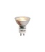 GU10 LED Spot 1 Watt, 80 Lumen, 2200K Flame, Glas, 2 Jaar Garantie