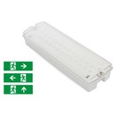 LED Opbouw Noodverlichtingsarmatuur 4w, 280 Lumen, IP65, Met pijlaanduiding, 3 Jaar garantie