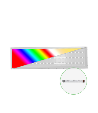 Miboxer Backlite Led Paneel 30x120cm, 40w, RGB+CCT, Stekkerklaar, 3 Jaar Garantie