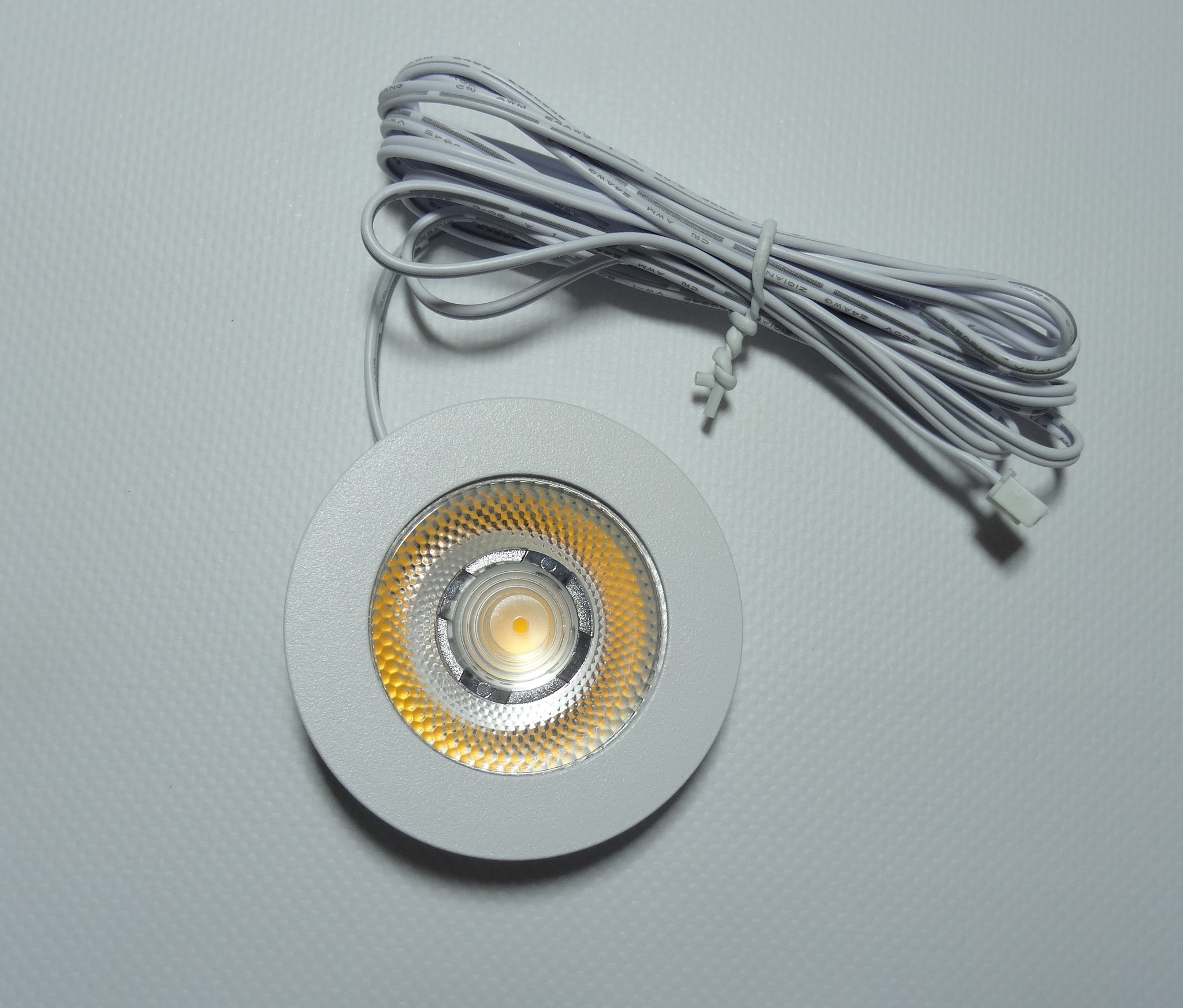 Inbouw LED Spot 2x3w CAB, 2x270 Lumen, 2700K, IP54, Dimbaar, CRI90, Wit Armatuur, Gatmaat 55mm, 2 Jaar Garantie, foto 5 van 6