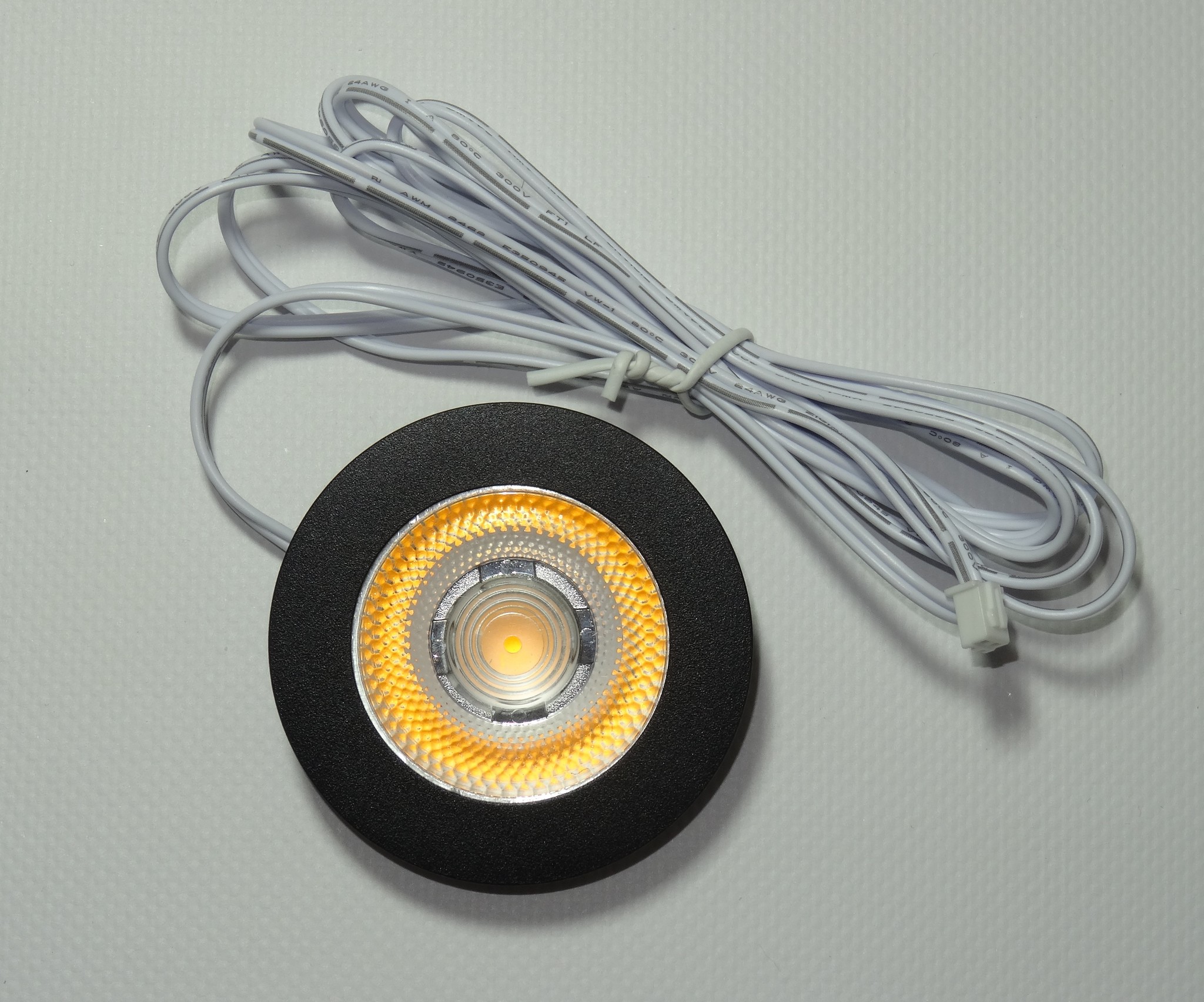 Inbouw LED Spot 2x3w CAB, 2x270 Lumen, 2700K, IP54, Dimbaar, CRI90, Zwart Armatuur, Gatmaat 55mm, 2 Jaar Garantie, foto 2 van 6