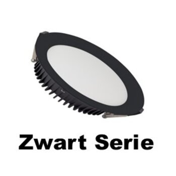 LED Downlighter Zwart