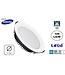 Led Downlighter Wit N-Sarea 40w, 5000 Lumen, gatmaat Ø200mm, UGR<19, Samsung LEDS, Lifud LED Driver, 3 Jaar Garantie