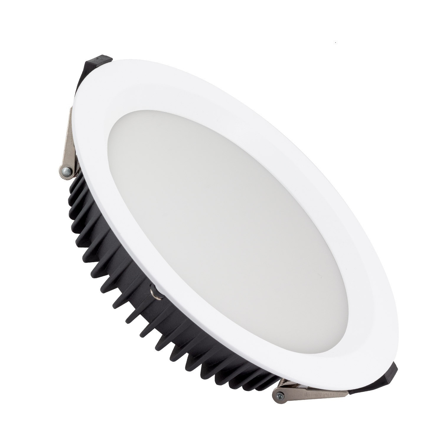 Led Downlighter Wit N-Sarea 50w, 6250 Lumen, gatmaat Ø200mm, UGR<19, Samsung LEDS, Lifud LED Driver, 3 Jaar Garantie, foto 4 van 6