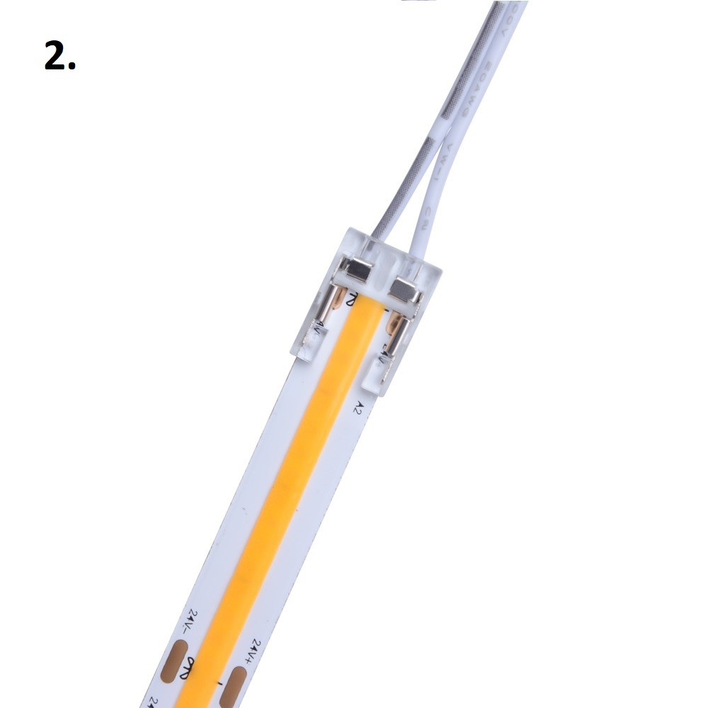 Led Strip Connector t.b.v. Led Strip COB/SMD 10mm, foto 4 van 5