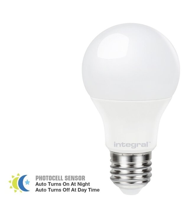 E27 4,8w Led Bollamp, 470-510 Lumen, Dag/Nacht Sensor, 2 Jaar Garantie