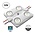 LED Module 1,2w, 108 Lumen , 2835SMD, 6000K Daglicht wit, IP65, 12v, 2 Jaar Garantie