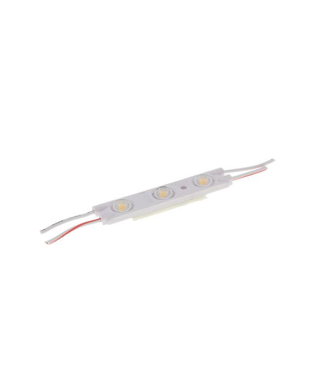 LED Module 3x 2835SMD, 0,72w, 62 Lumen , IP65, 12v, 2 Jaar Garantie