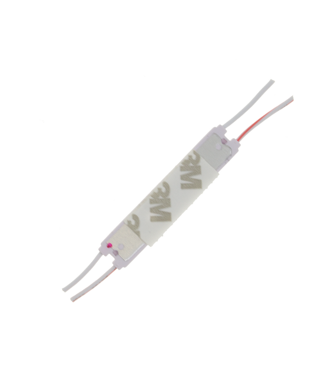 LED Module 3x 2835SMD, 0,72w, 62 Lumen , IP65, 12v, 2 Jaar Garantie