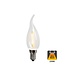 E14  Filament Kaars met Tip, 1 w, 100 Lumen, 2200K Flame, 2 Jaar Garantie