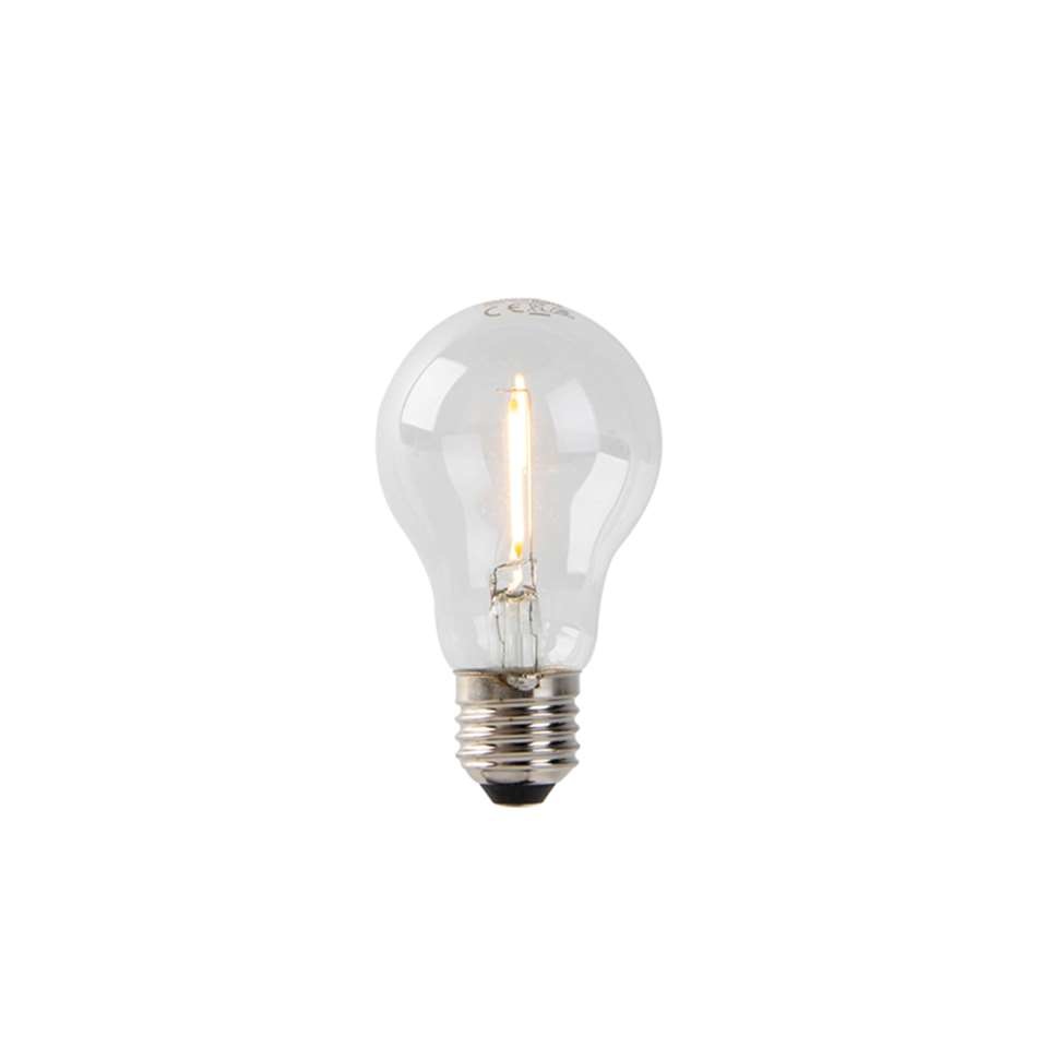 E27 Filament Lamp A60, 1w, 80 Lumen, 2200K Flame, 2 Jaar Garantie, foto 5 van 5