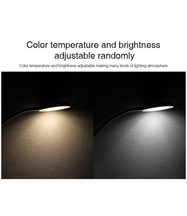 MiBoxer GU10 LED Spot 6w RGB + CCT, Wifi/RF, 550 Lumen, 2 Jaar Garantie