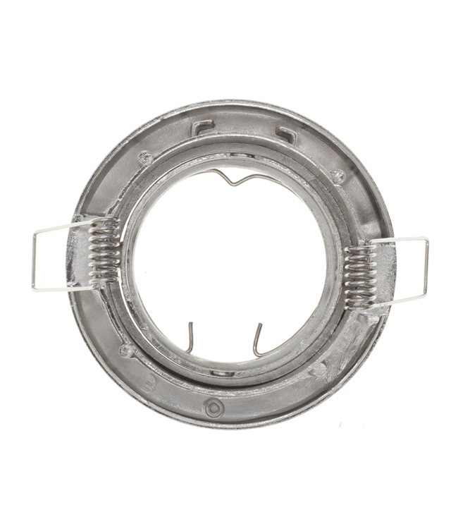 Inbouw LED Spot Staal/Nickel met Klemveer - IP20 - Gatmaat 72mm