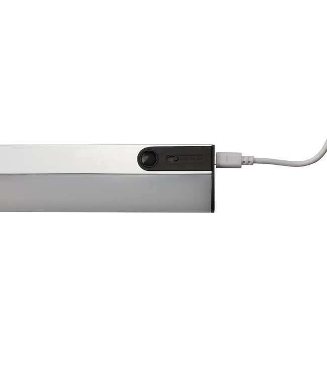 Sensorlux LED Kastverlichting - 350mm - 150 lm- 3000K Warm Wit - IR Hand Sensor - Dimbaar - USB 5v Batterij Oplaadbaar