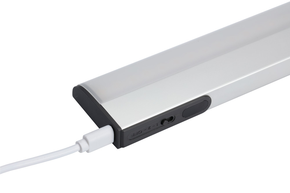 Sensorlux LED Kastverlichting - 261mm - 100 lm- 3000K Warm Wit - IR Hand/Door Sensor - Dimbaar - USB 5v Batterij Oplaadbaar, foto 2 van 6