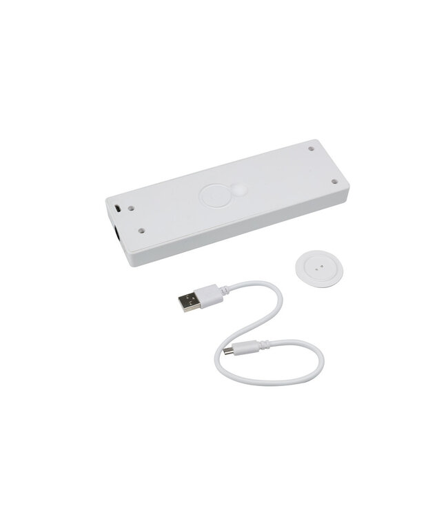 Sensorlux LED Kastverlichting - 180mm - 80 lm- 3000K Warm Wit - IR Hand/Door Sensor - Dimbaar - USB 5v Batterij Oplaadbaar