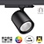 UITVERKOOP: 3 Fase LED Rail Spot met Wattage switch: 13-36W, 1250 tot 3600 lumen, CRI>90, Zwarte Behuizing