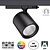UITVERKOOP: 3 Fase LED Rail Spot met Wattage switch: 13-36W, 1250 tot 3600 lumen, CRI>90, Zwarte Behuizing