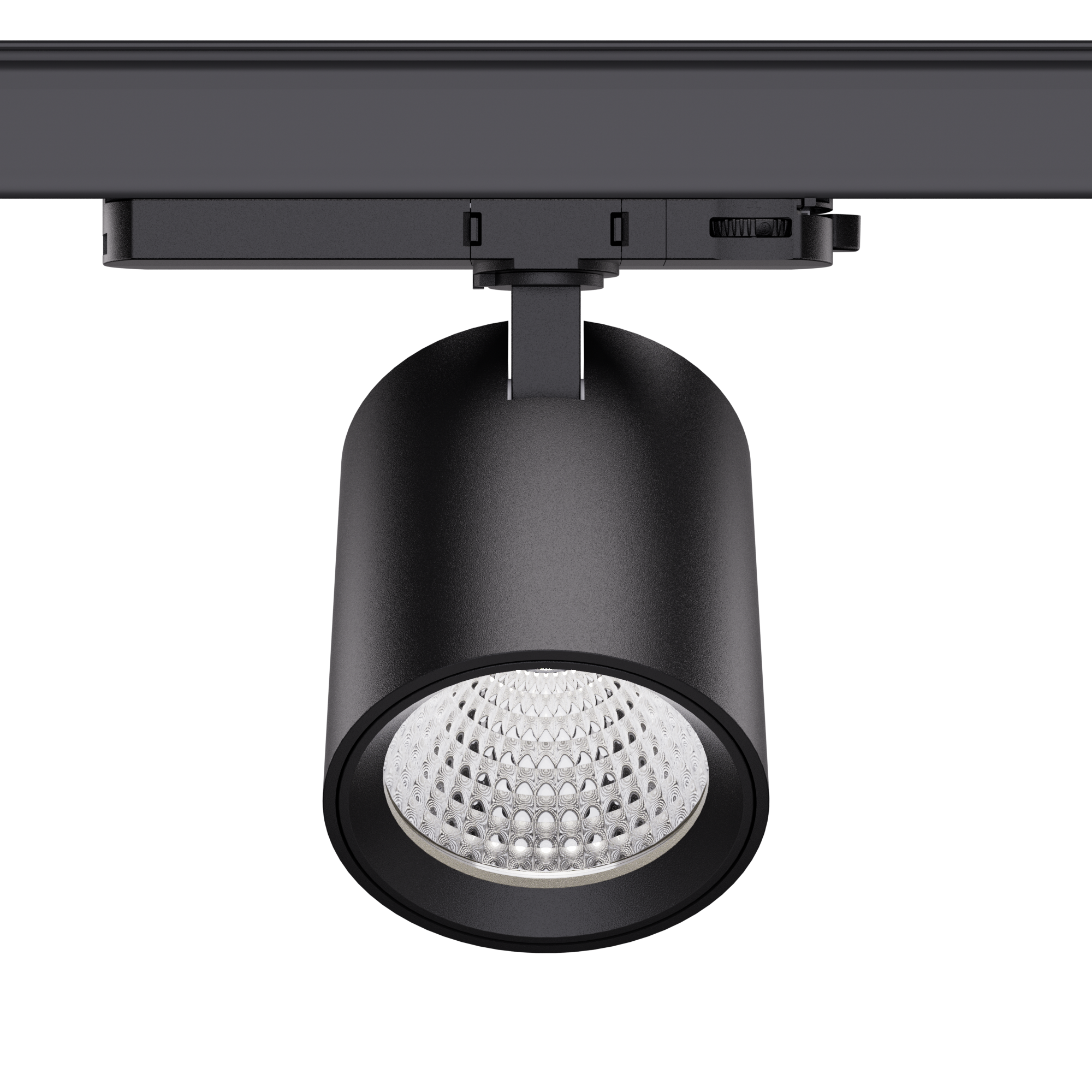 UITVERKOOP: 3 Fase LED Rail Spot met Wattage switch: 13-36W, 1250 tot 3600 lumen, CRI>90, Zwarte Behuizing, foto 3 van 6