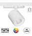 UITVERKOOP: 3 Fase LED Rail Spot met Wattage switch: 13-36W, 1250 tot 3600 lumen, CRI>90, Witte Behuizing