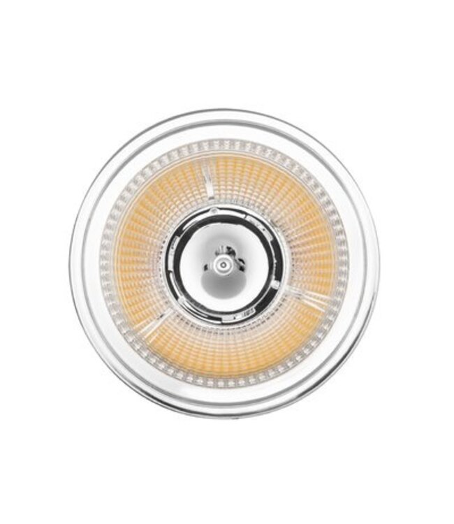 G53 AR111, 9w, 520 Lumen, 12V Ac/Dc,  Dim To Warm (2700K>1800K), 25°, CRI90, Dimbaar, 3 Jaar Garantie