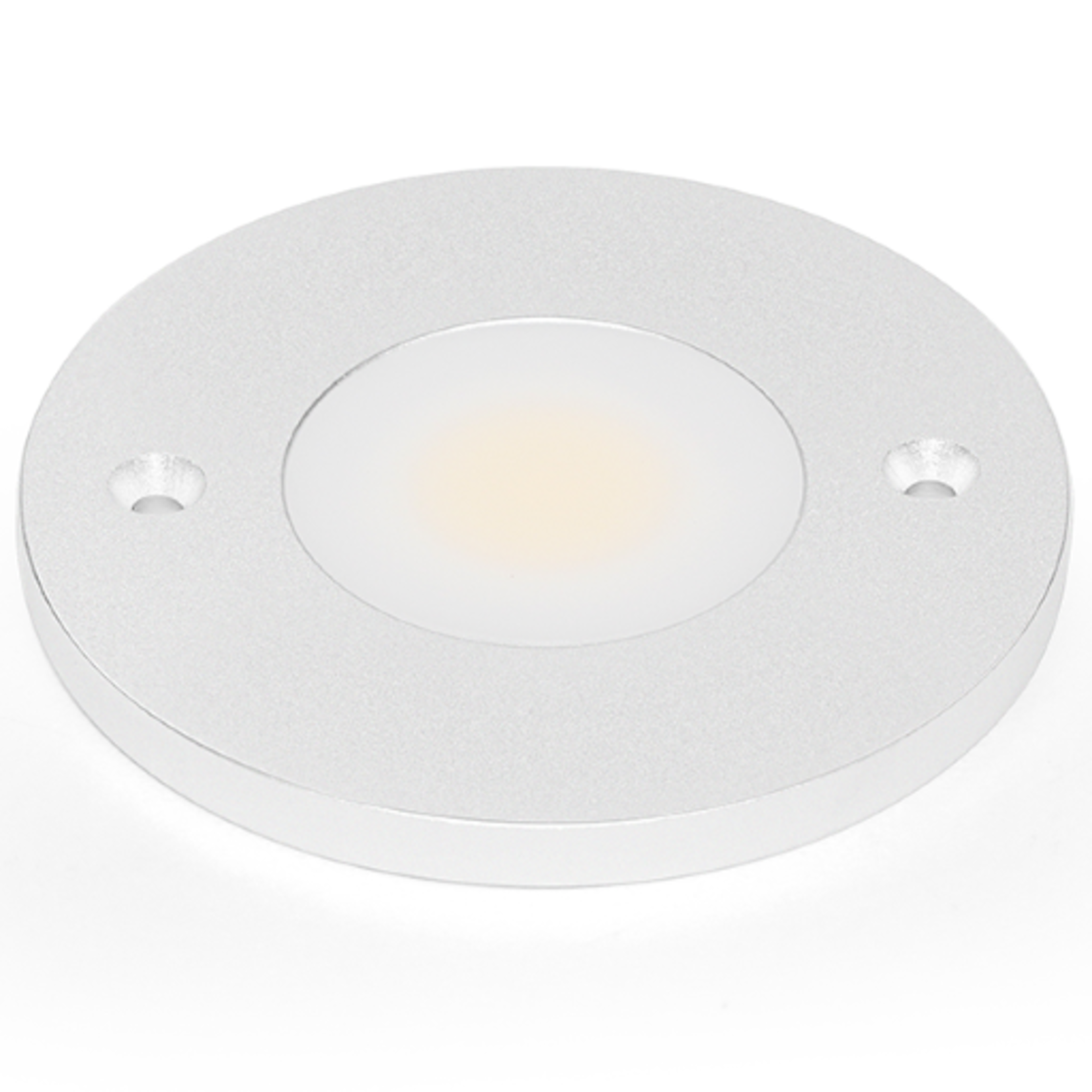 Vlakke Rond Opbouw LED Spot 3w, 250 Lumen, 3000K Warm Wit, 12Vdc, Dimbaar, 2 Jaar Garantie, foto 3 van 5