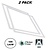 2 PACK - LED Frame Paneel 60x60cm, 36W, 3600 Lumen, Flikkervrije Driver, 2 Jaar Garantie