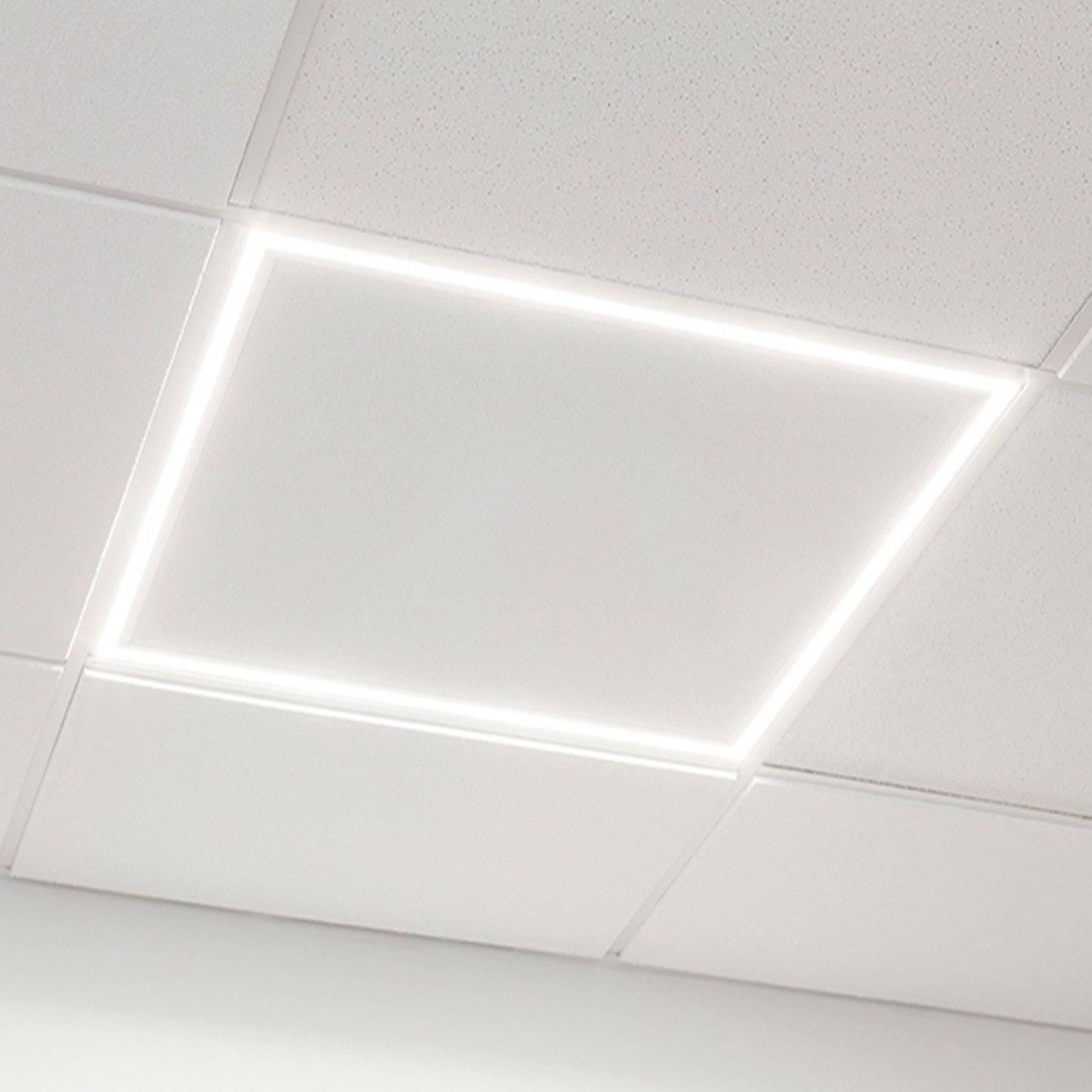 Frame LED Paneel 60x60cm, 32w, 3200 Lumen (100lm/w), Color Switch (3000/4000/6000K), Flikkervrije Philips LED Driver, Stekkerklaar, 3 / 5 Jaar Garantie, foto 5 van 6