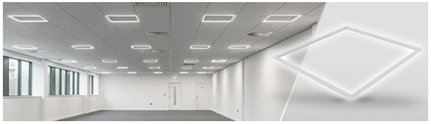 Frame LED Paneel 60x60cm, 32w, 3200 Lumen (100lm/w), Color Switch (3000/4000/6000K), Flikkervrije Philips LED Driver, Stekkerklaar, 3 / 5 Jaar Garantie, foto 6 van 6