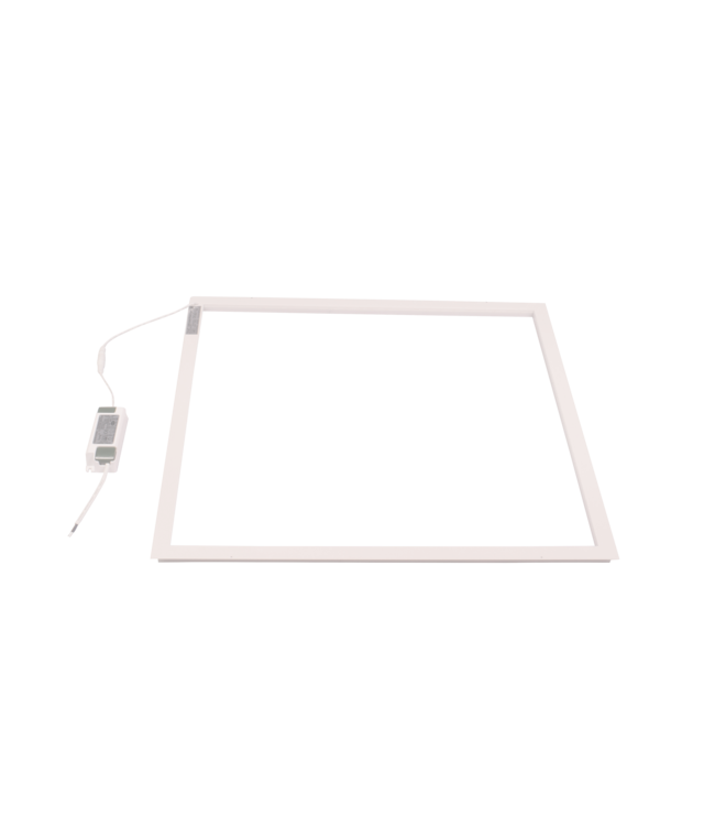 Frame LED Paneel 60x60cm, 32w, 3200 Lumen (100lm/w), Color Switch (3000/4000/6000K), Flikkervrije Philips LED Driver, Stekkerklaar, 3 / 5 Jaar Garantie