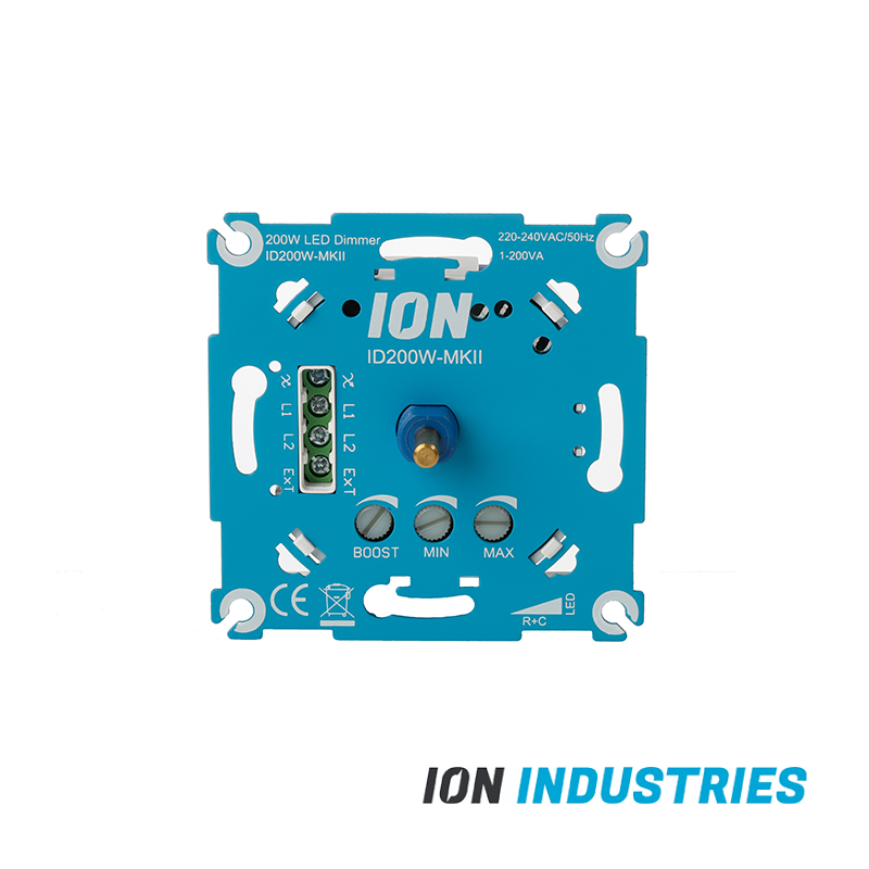 ION INDUSTRIES - Inbouw LED Dimmer | 0.3-200 Watt | Met Boostfunctie, foto 3 van 6