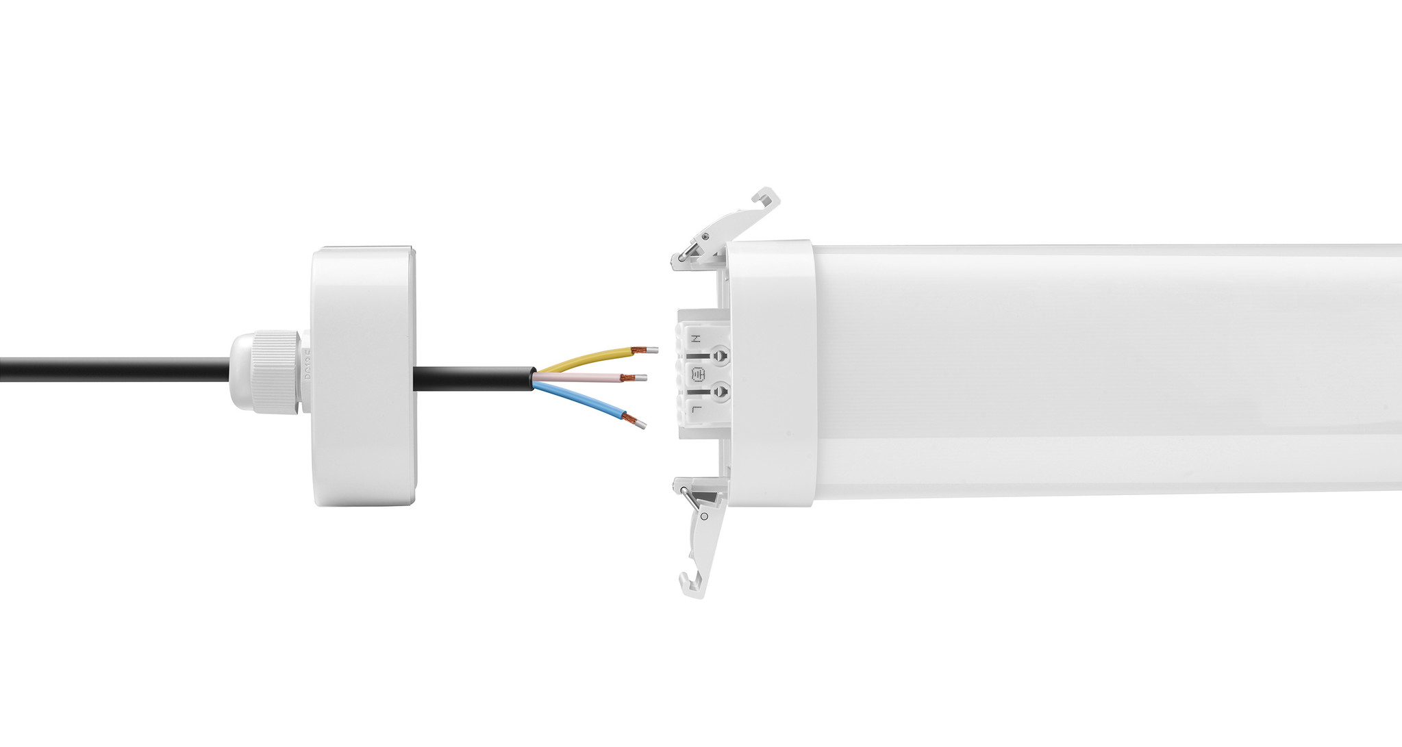 UCT LED Tri Proof 120cm, 40w, 5600 Lumen (140lm/w), Lifud LED Driver, IK08, IP65, 5 jaar garantie, foto 5 van 6