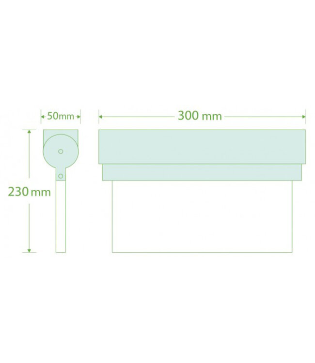 Auto-Test LED Noodverlichtingsarmatuur 2w, 240 Lumen, Zwart, Kantelbaar, Opbouw, Met pijlaanduiding, 5 Jaar garantie