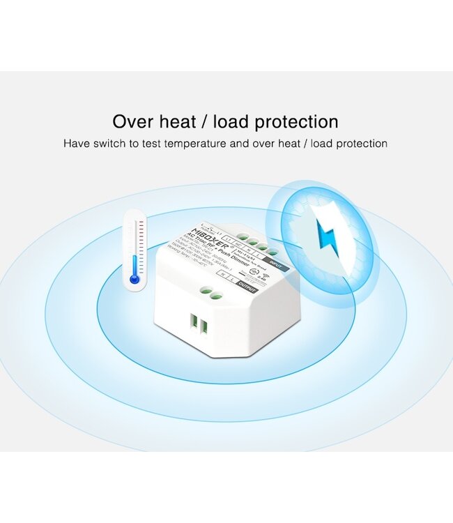 Miboxer Draadloze Triac LED Dimmer, Zigbee 3.0 + 2.4GHz, Max 300 watt