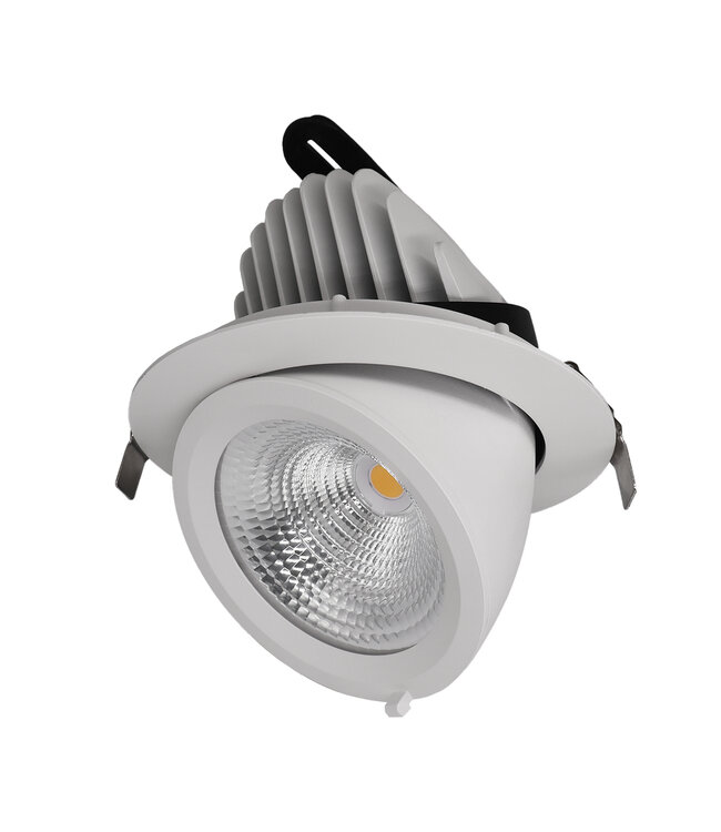 LED Banaanspot 28-44w,  2700-4000 lm, Flikkervrije KGP Driver, Gatmaat 175mm, CRI90, Wit, 5 Jaar Garantie